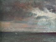 John Constable A storm off the coast of Brighton oil on canvas
